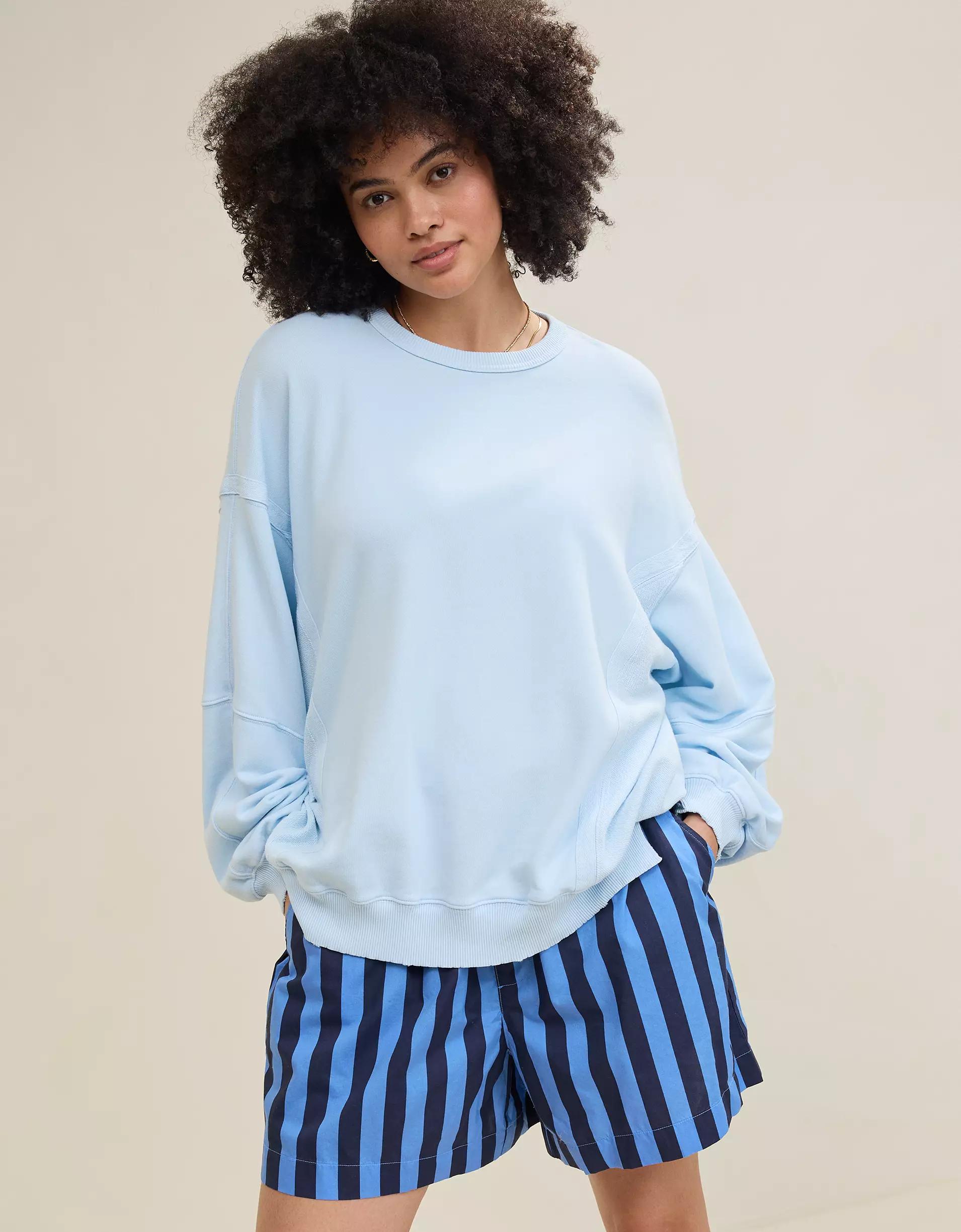 Aerie Keep It Light Crew Sweatshirt Product Image