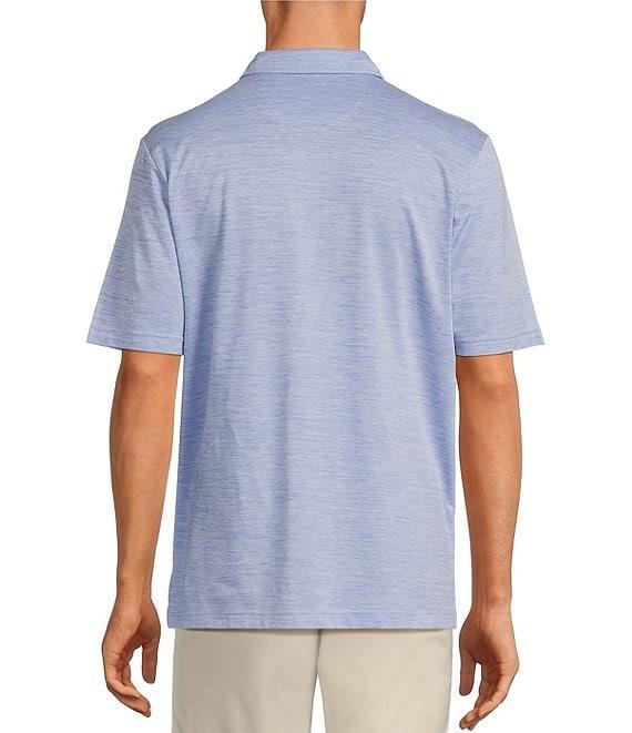 Roundtree & Yorke Performance Short Sleeve Jacquard Polo Shirt Product Image