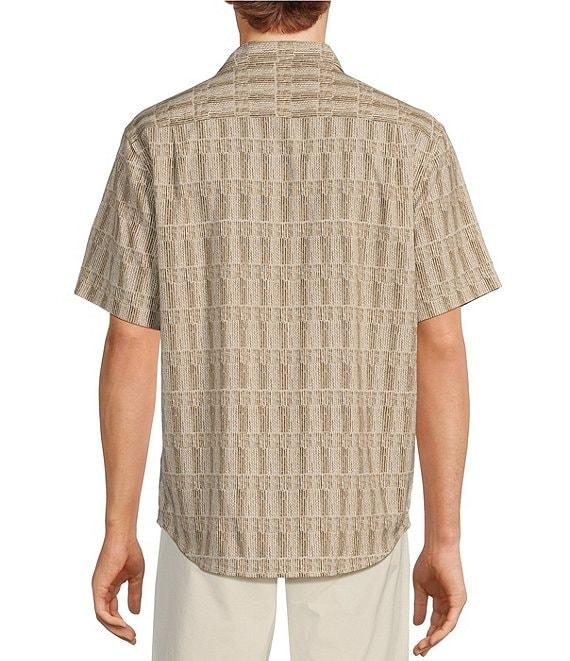 Tommy Bahama IslandZone Coconut Point Siena Geo Short Sleeve Woven Shirt Product Image