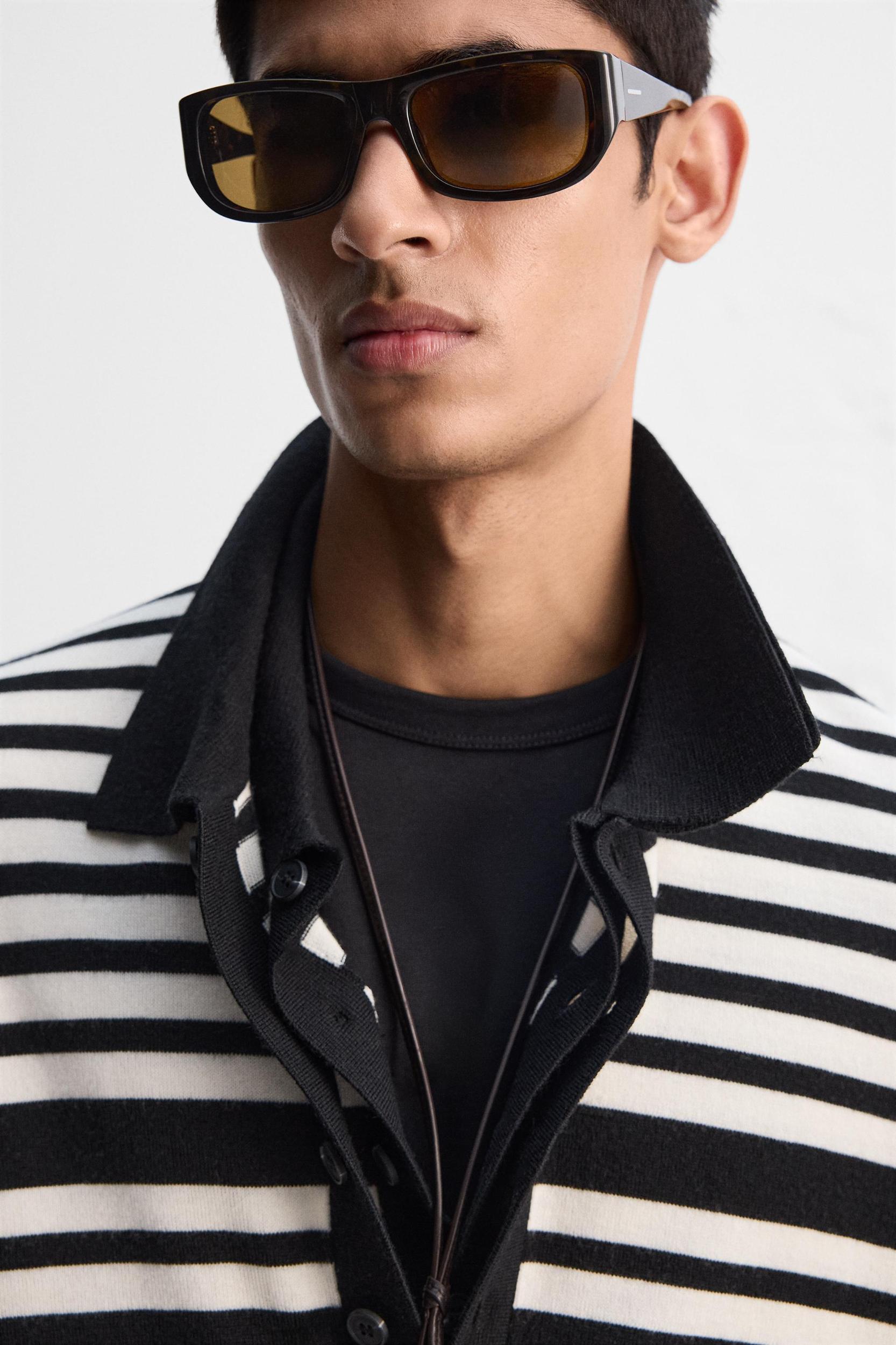 LIMITED EDITION STRIPED KNIT POLO Product Image