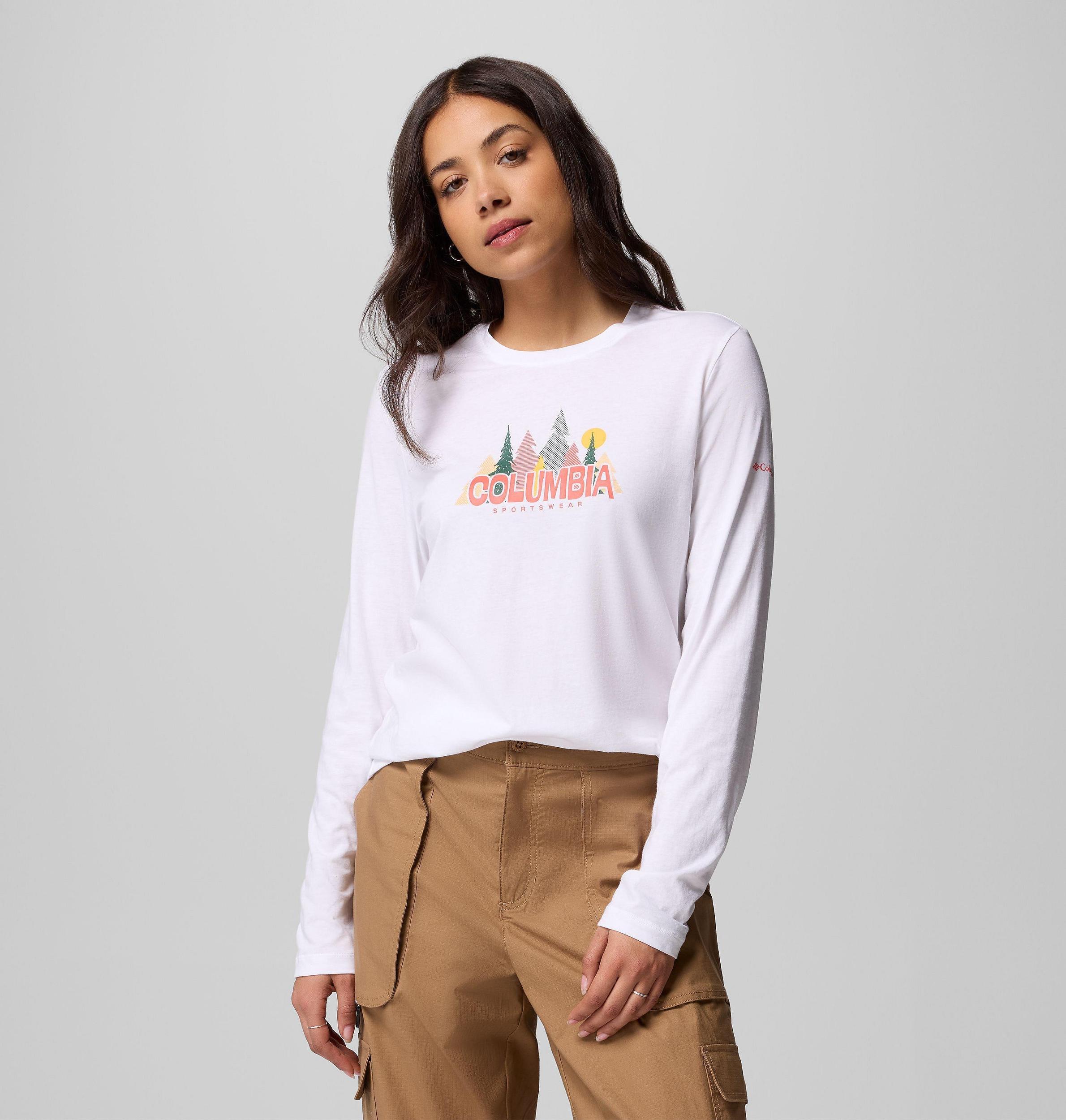 Columbia Womens Ruby Springs Graphic Long Sleeve T-Shirt- Product Image