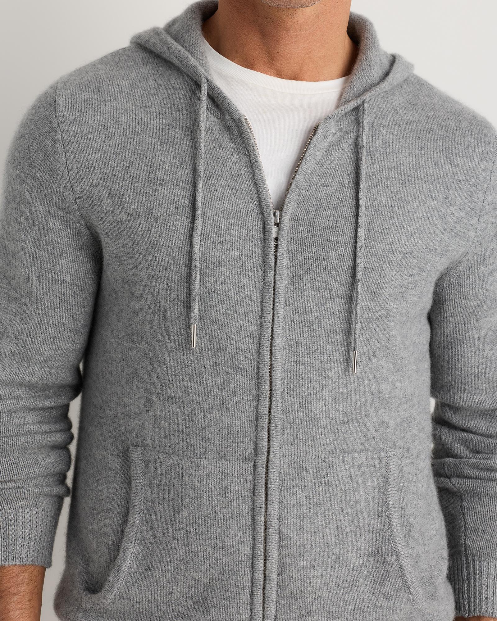 Quince | Men's Mongolian Cashmere Full-Zip Hoodie Product Image