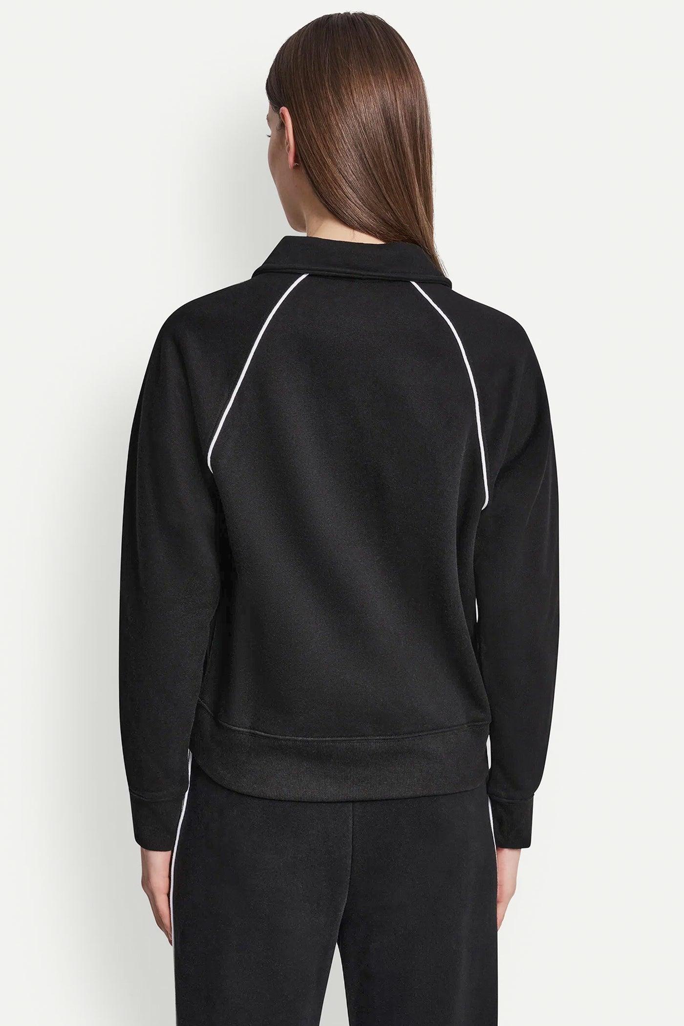 PIPED LOGO POLO SWEATSHIRT Product Image