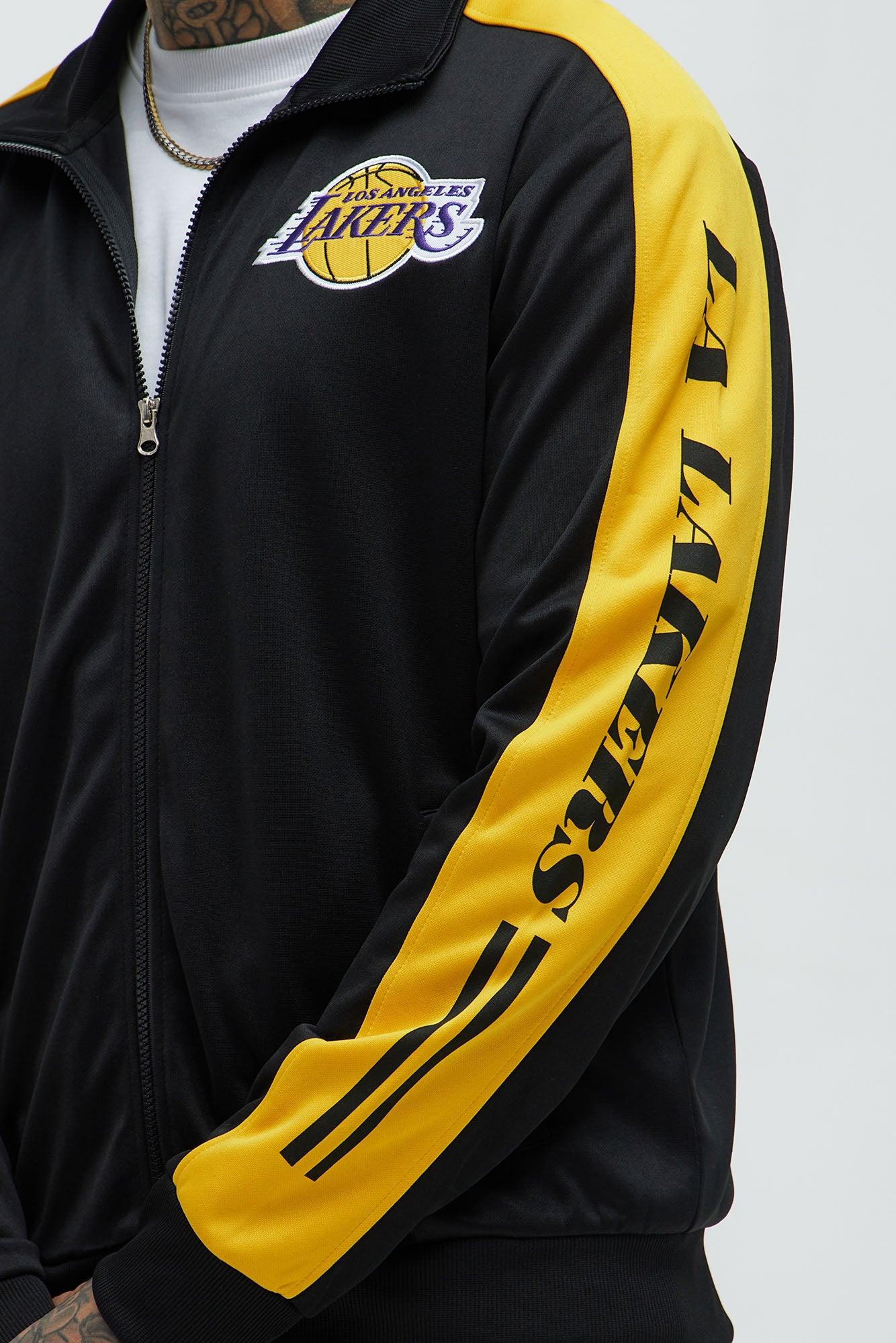 Lakers Stand By Track Jacket - Black Male Product Image