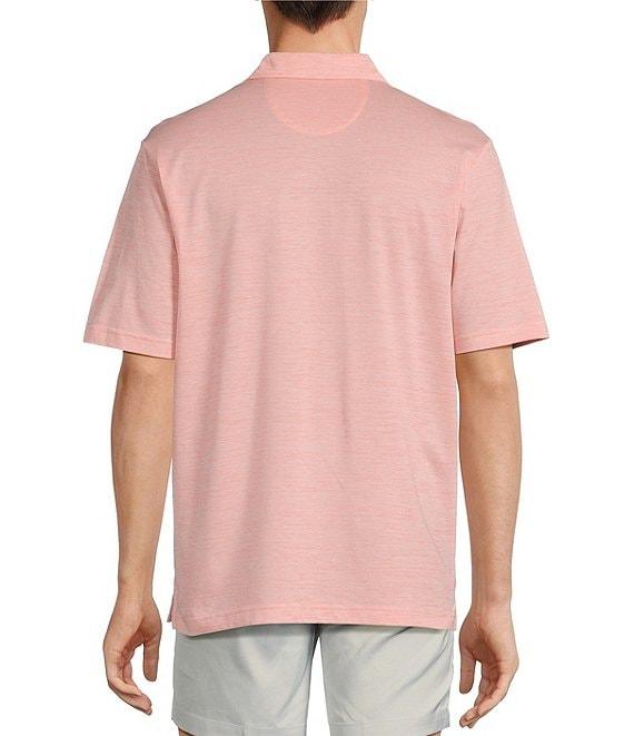 Roundtree & Yorke Performance Short Sleeve Jacquard Polo Shirt Product Image