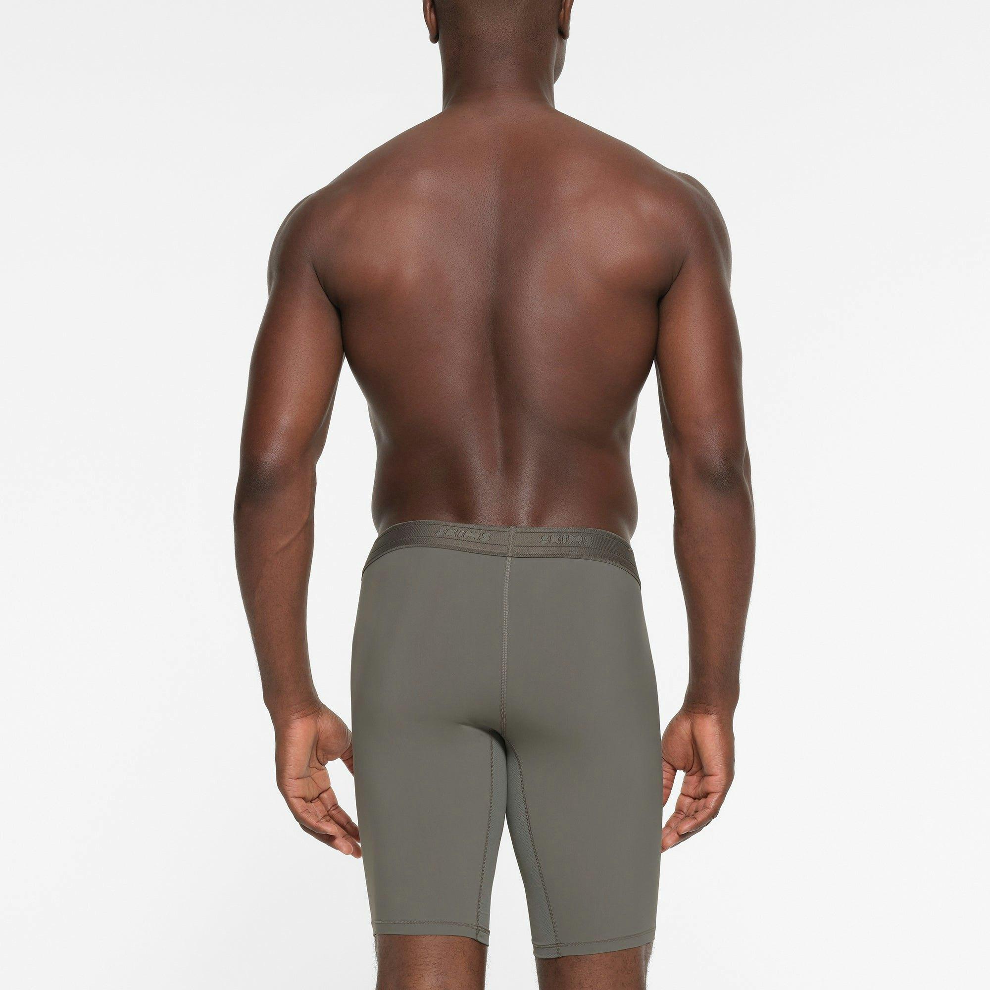 SKIMS SPORT MENS 9" BOXER BRIEF | GUNMETAL Product Image