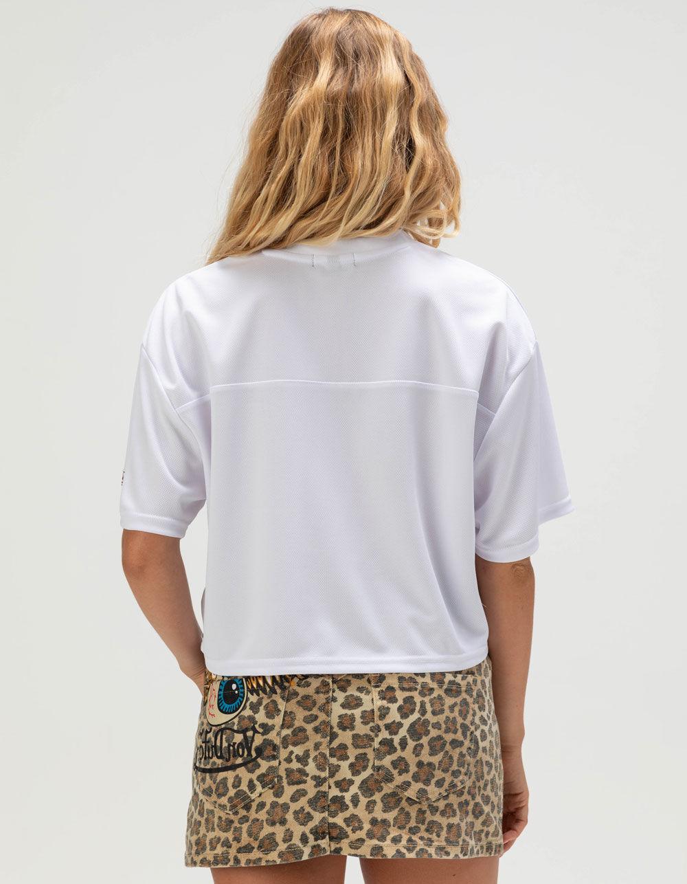 VON DUTCH Womens V-Neck Jersey Tee - WHITE Product Image