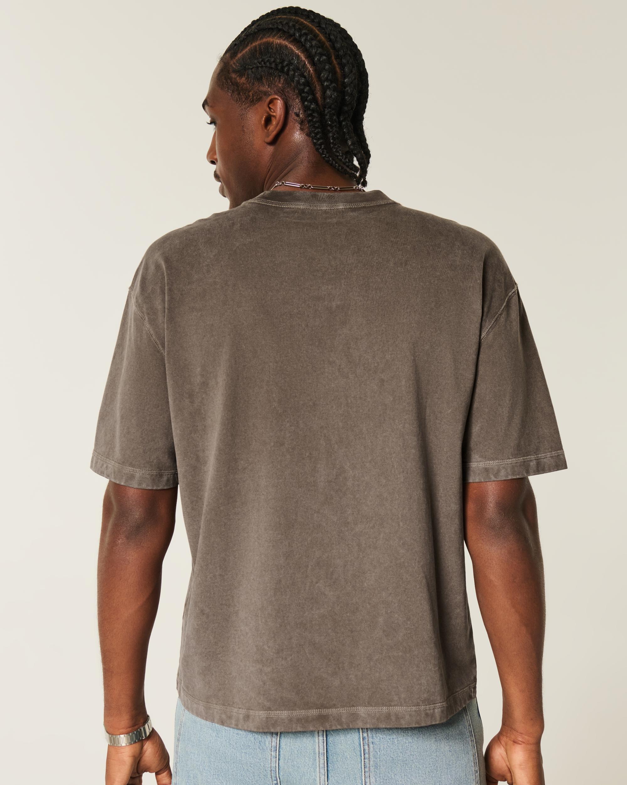Boxy Heavyweight Crop Crew T-Shirt Product Image