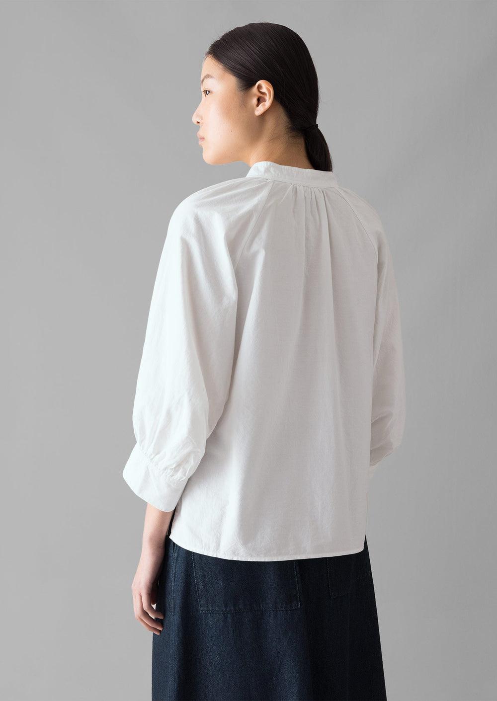 Catrin Cotton Oxford Easy Shirt | White Product Image