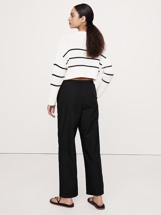 Cotton Poplin Pull-On Pant Product Image