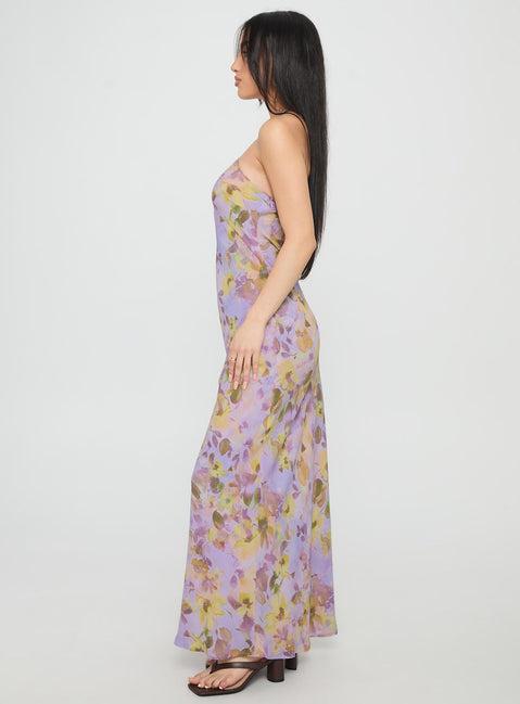 Florabella Halter Maxi Dress Multi Product Image