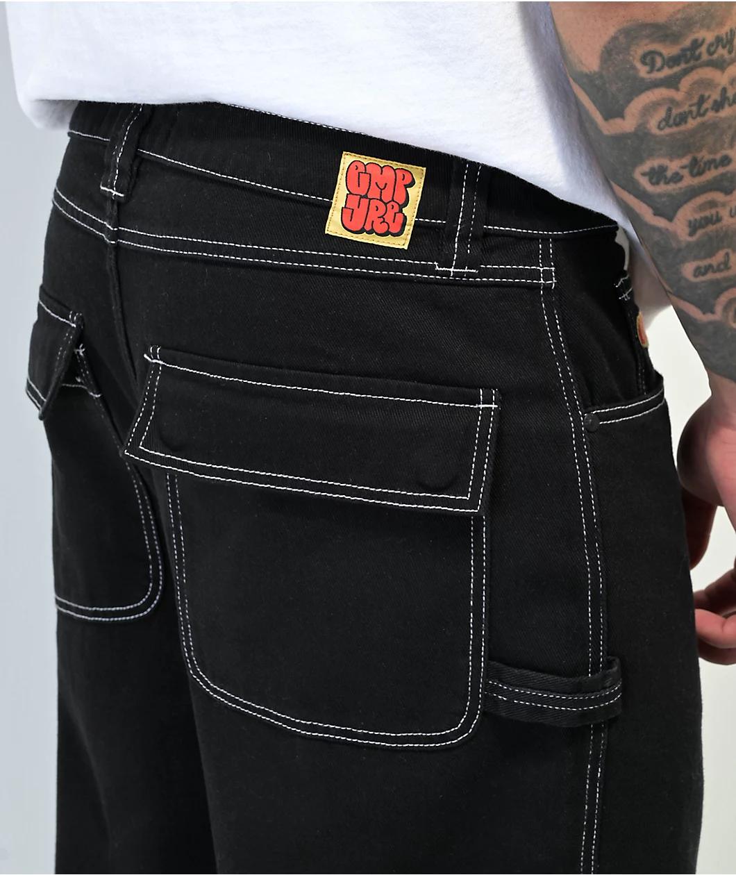 Empyre Black Carpenter Skate Jeans Product Image