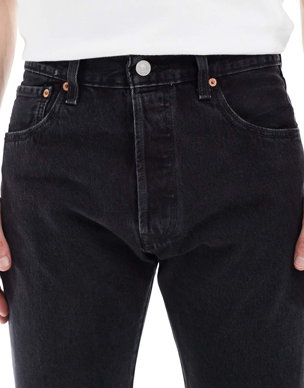 Levi's 501 '93 relaxed straight fit jeans in black Product Image