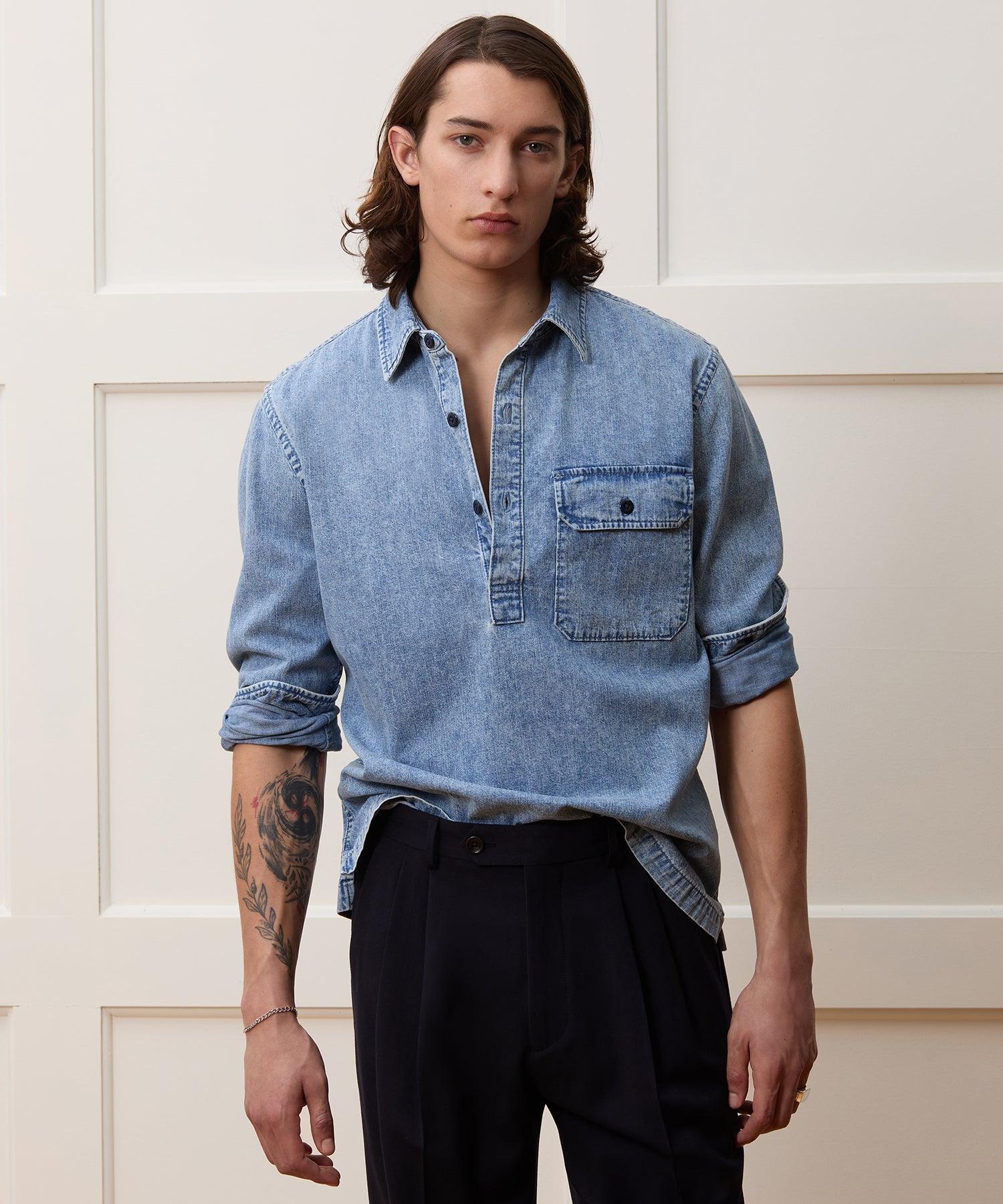 Denim Mariner Popover Shirt Product Image
