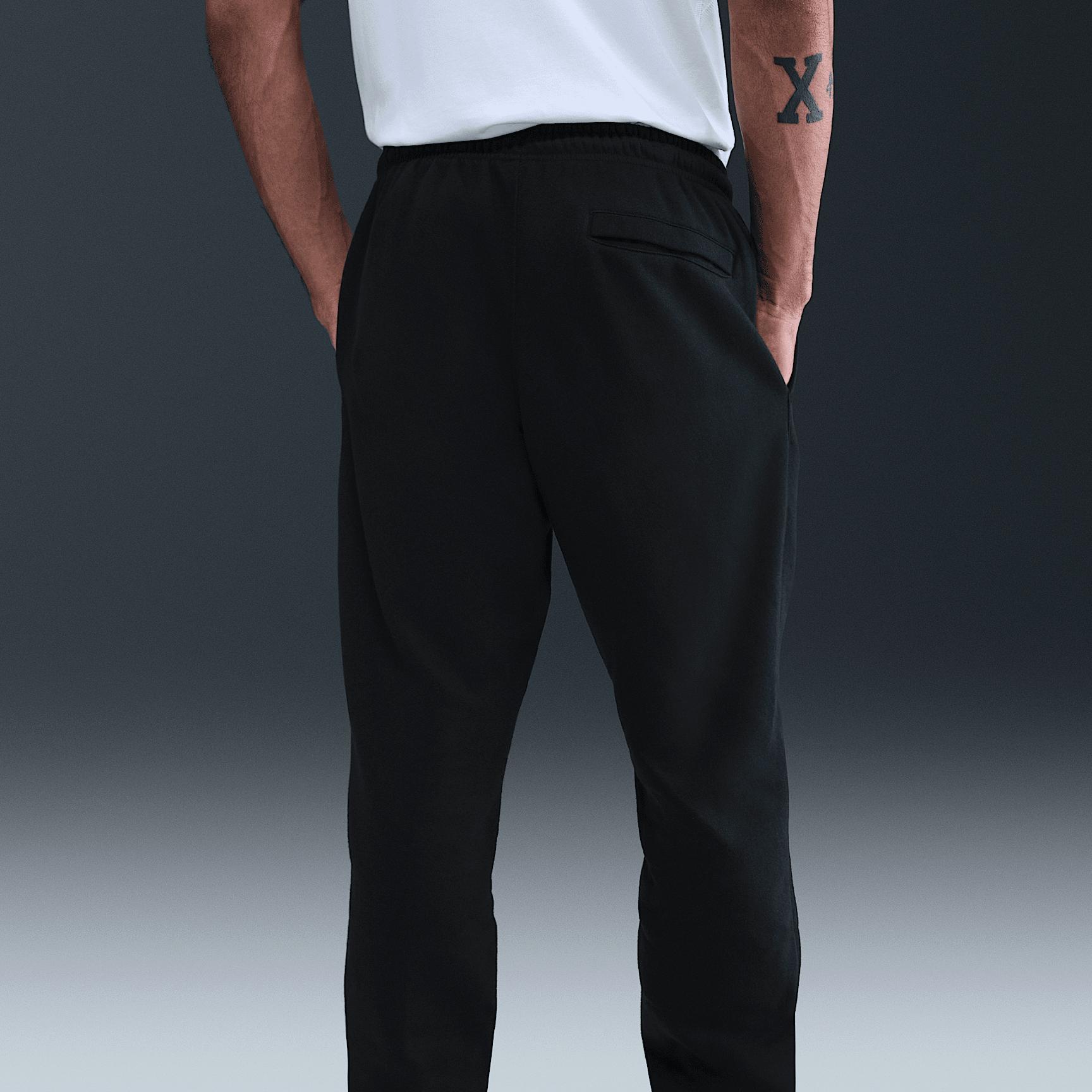 Nike Mens Club Cuffed Brushed Fleece Pants | FN3808-010 Product Image
