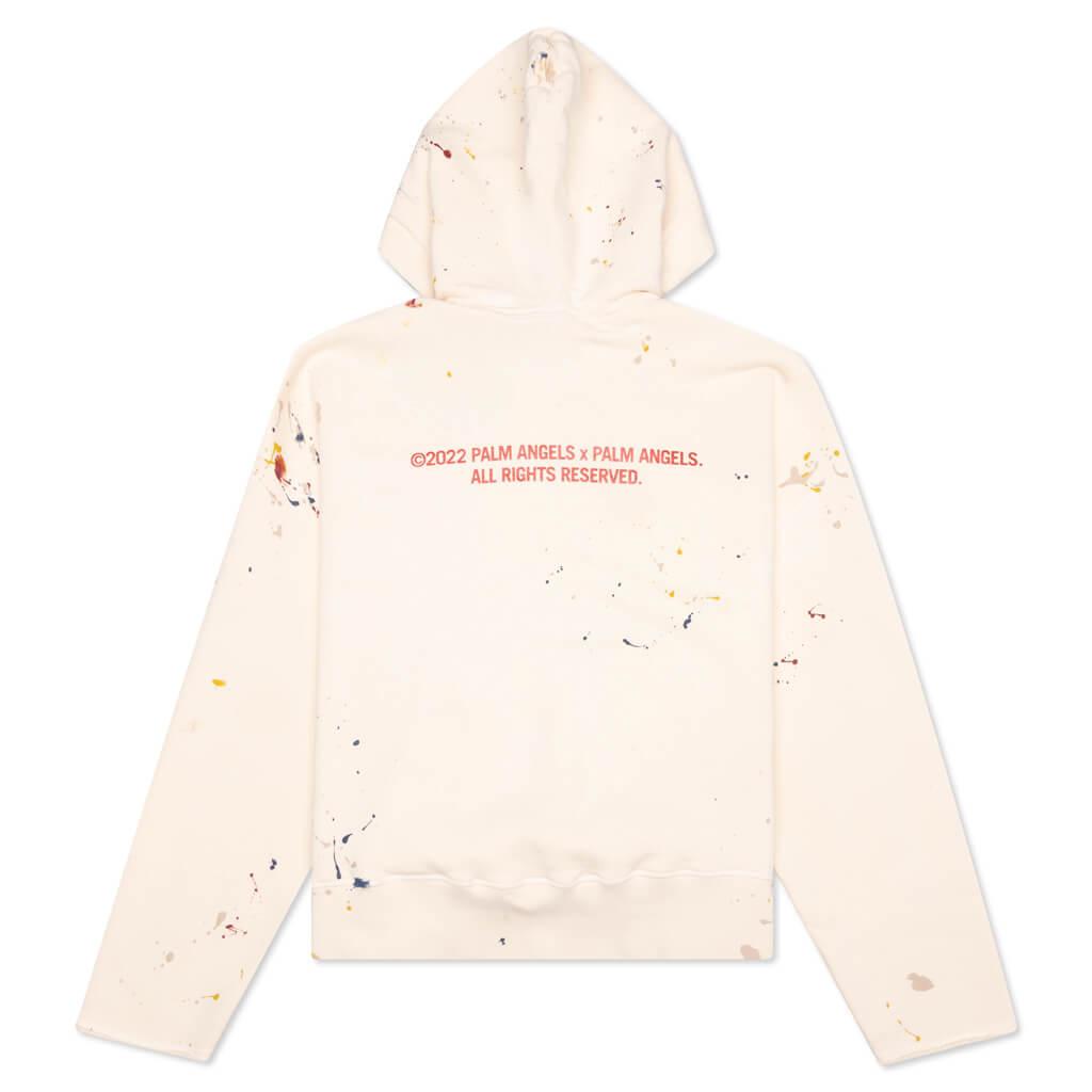 PXP Painted Raw Cut Hoodie - Off White Male Product Image