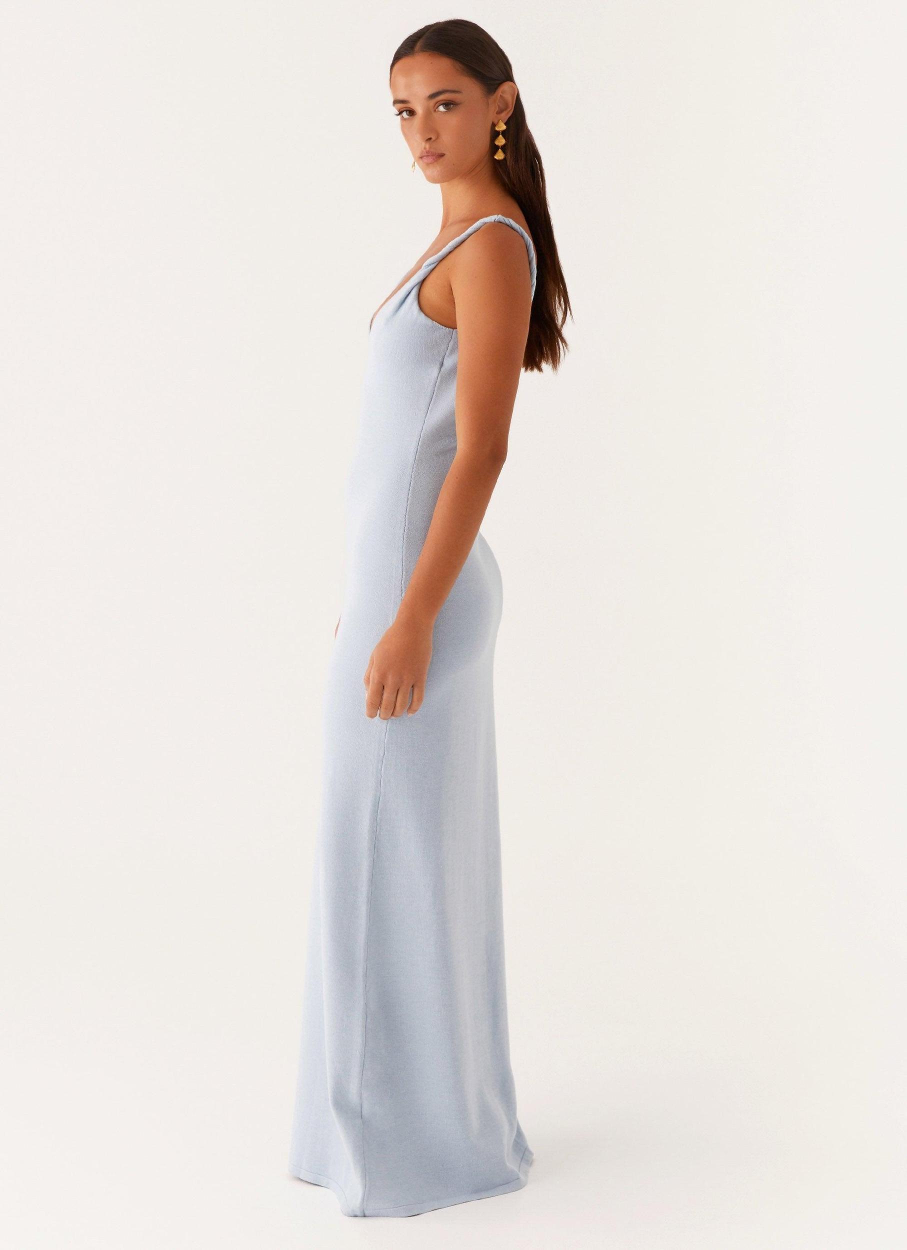 Anastasia Maxi Dress - Blue Product Image