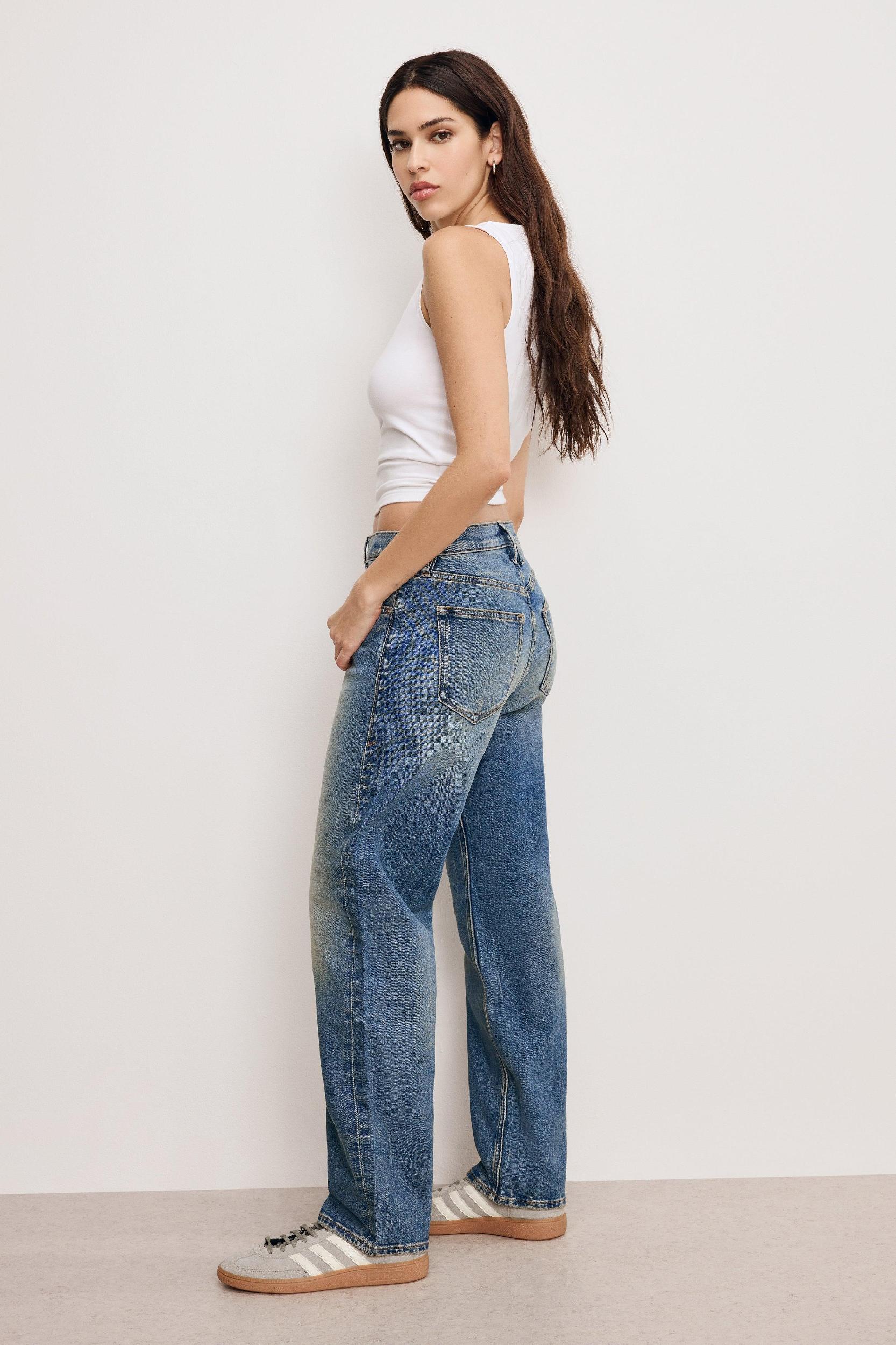 GOOD RELAXED STRAIGHT JEANS | INDIGO868 Product Image