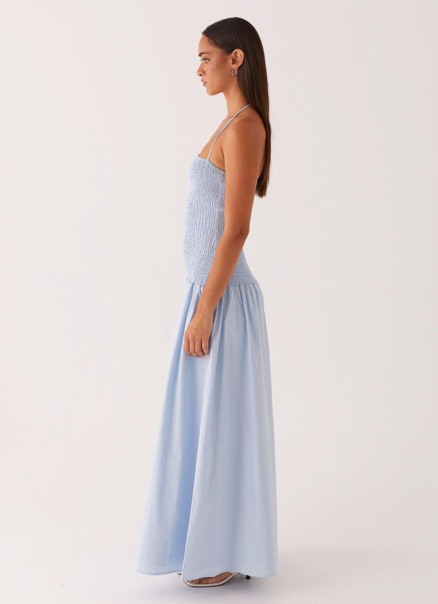 Zahra Maxi Dress - Blue Product Image