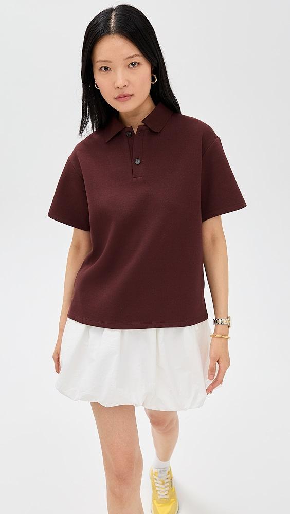 Simonett Flare Sleeve Polo | Shopbop Product Image