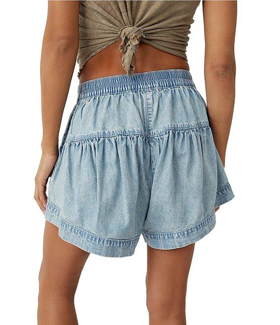 Free People Fleur Denim High Rise Denim Shorts Product Image