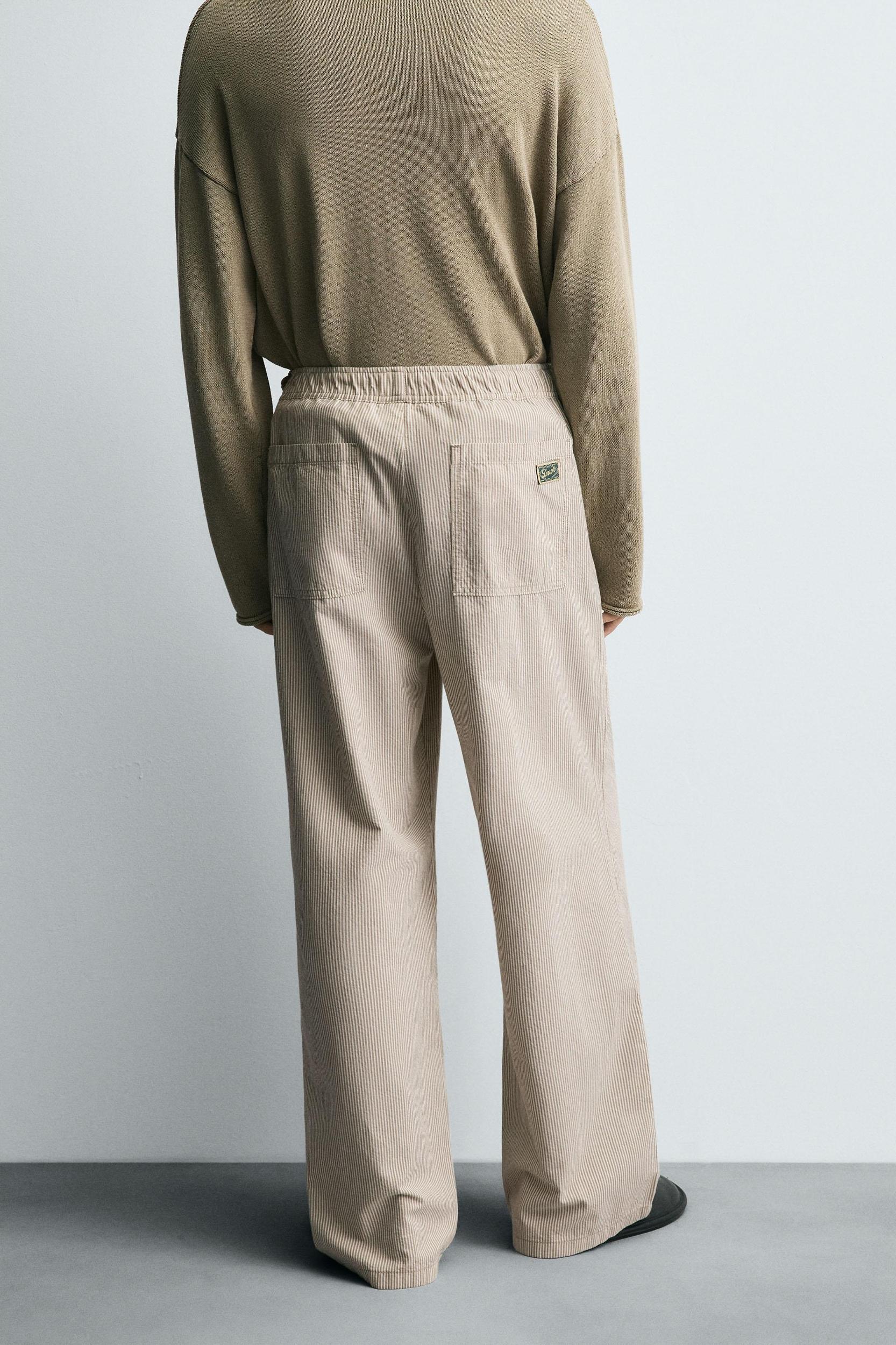 RELAXED FIT STRIPE PANTS Product Image