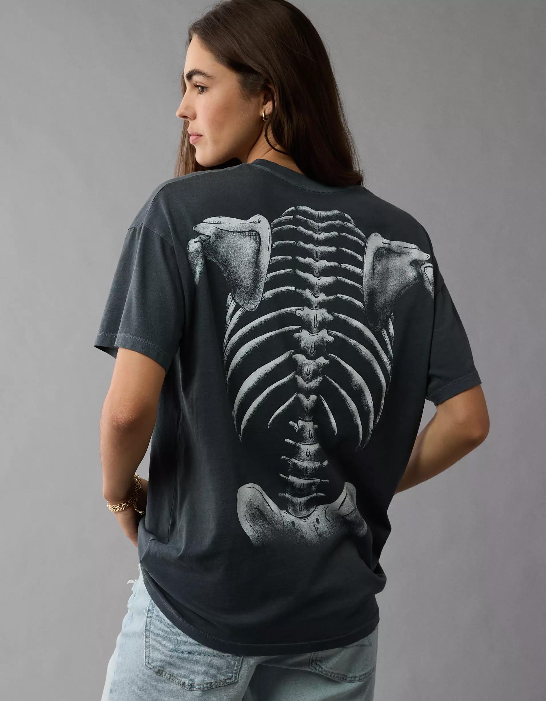 AE Oversized Halloween Graphic T-Shirt Product Image