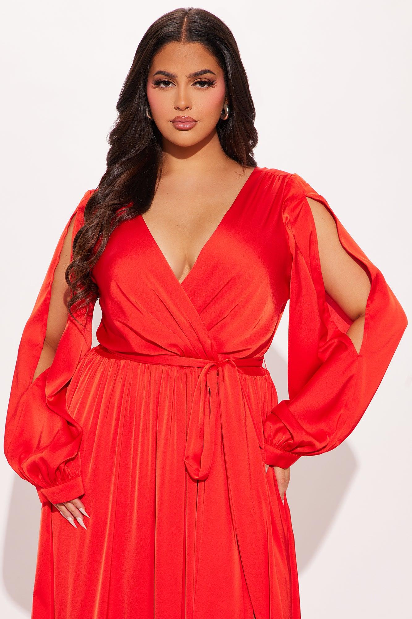 Belle Maxi Dress - Red Product Image