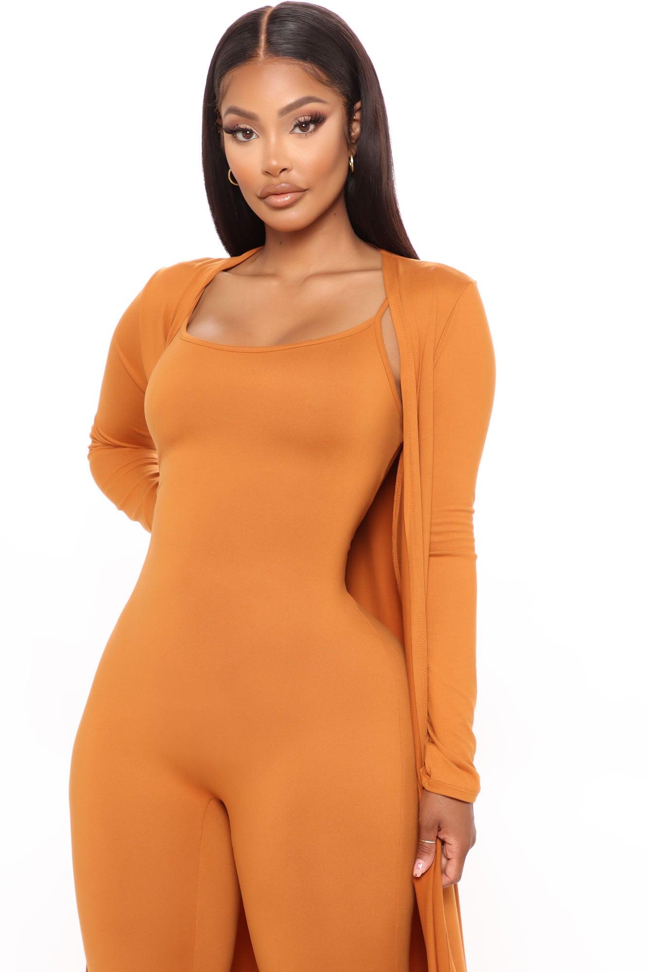 Nova Charmer Jumpsuit Set - Camel Product Image