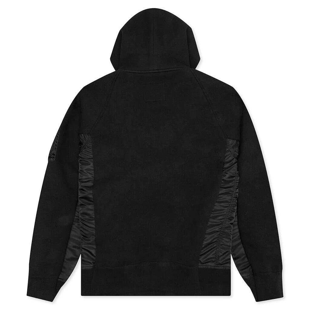 Sponge Sweat x MA-1 Hoodie 002 - Black Male Product Image