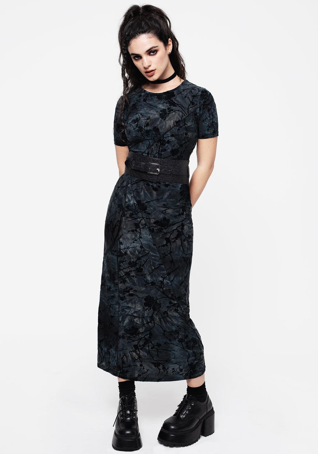 Bathory Floral Embossed Waist Belt Product Image