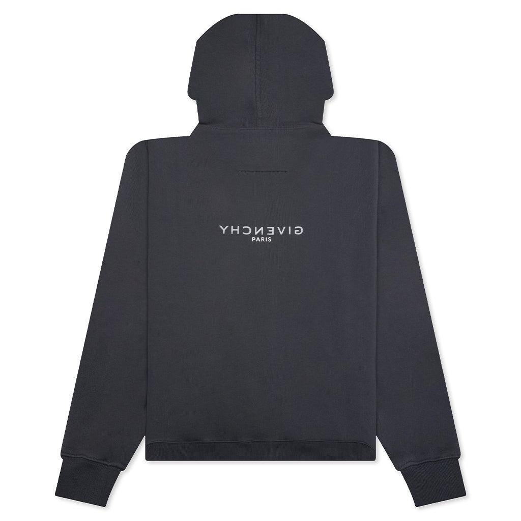 Mustang Cross Zip Up Hoodie - Washed Black Male Product Image
