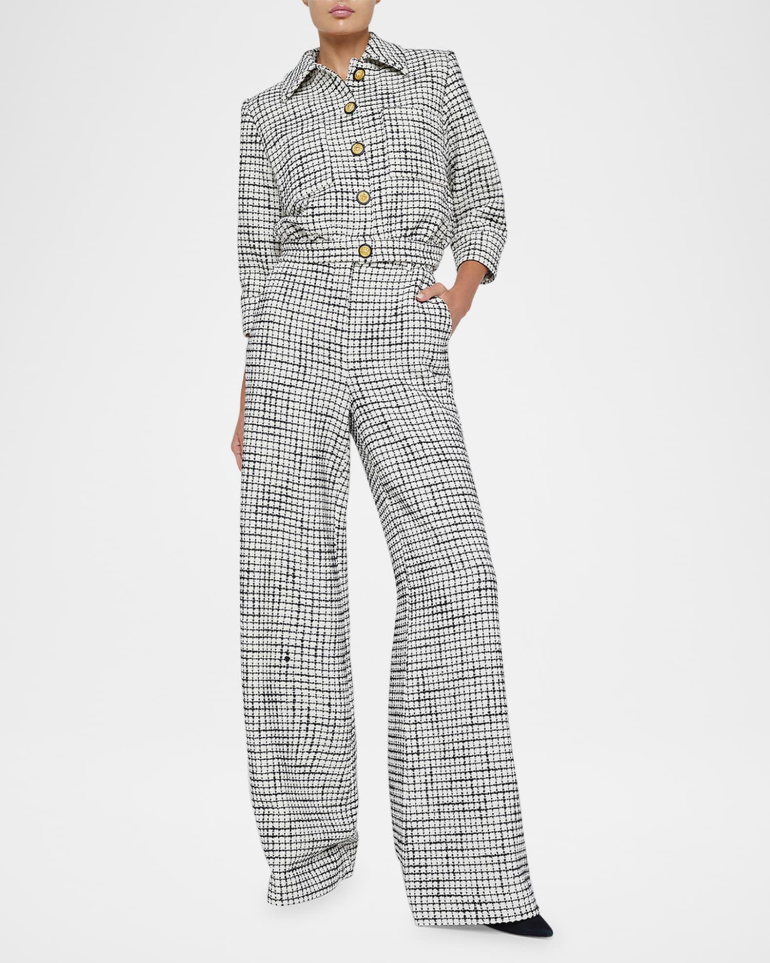 Jia Cropped Tweed Jacket Product Image