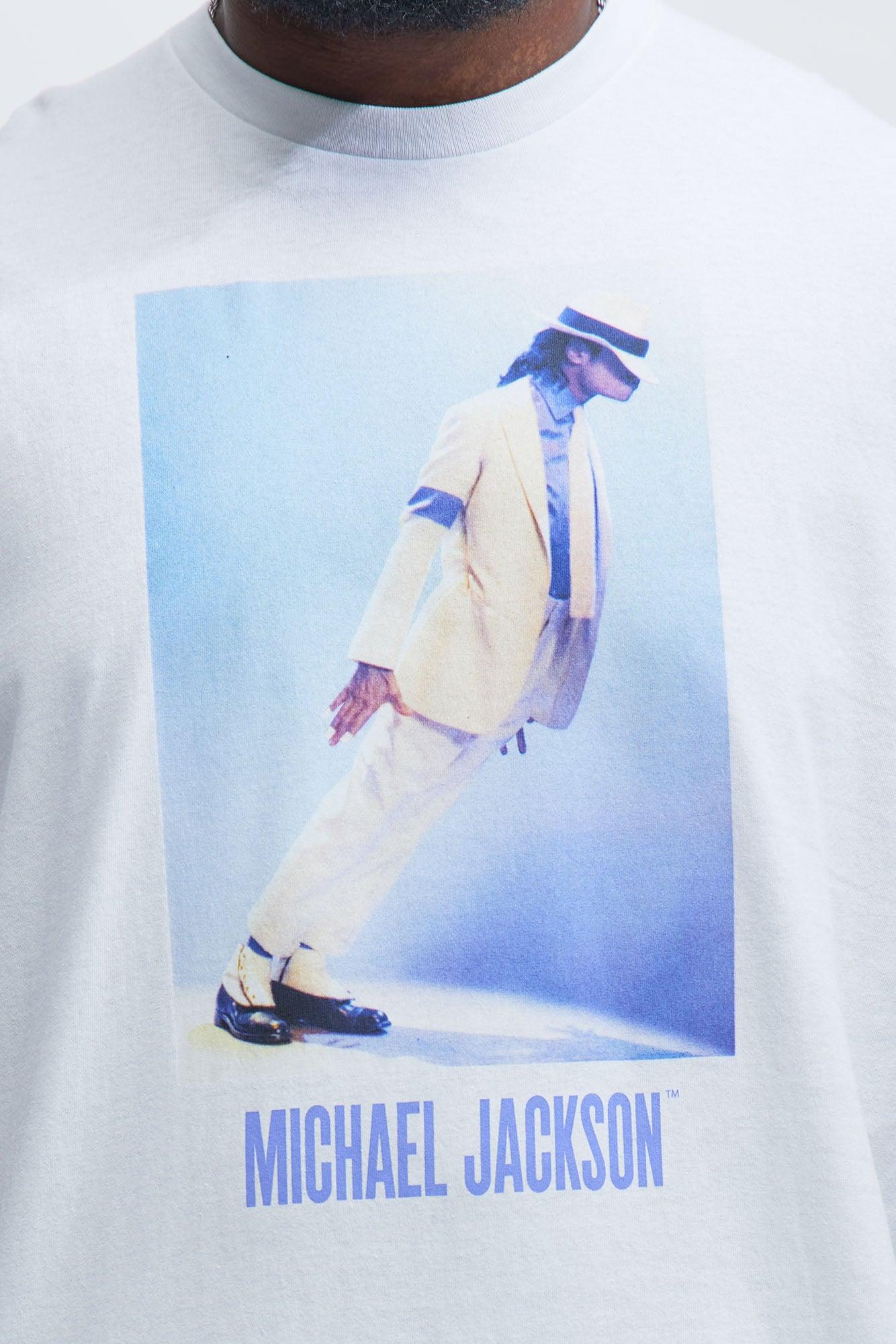 Michael Jackson Smooth Criminal Short Sleeve Tee - White Product Image