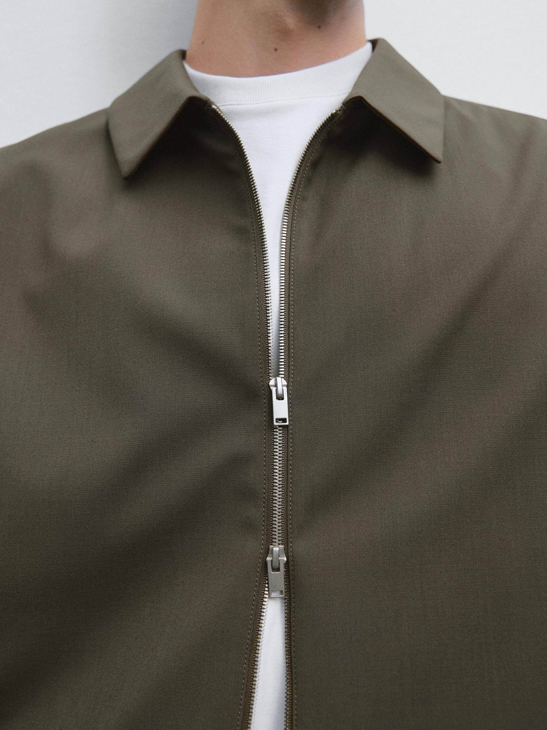 Total look wool blend jacket Product Image