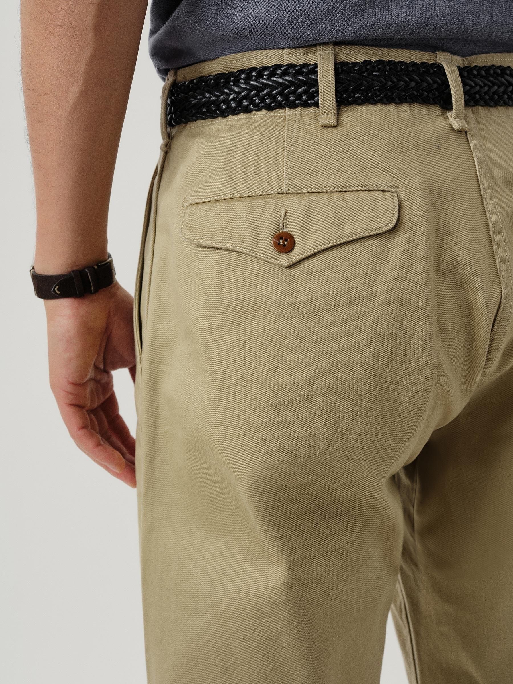 Uniform Khaki Paperback Twill Full Saddle Chino Product Image