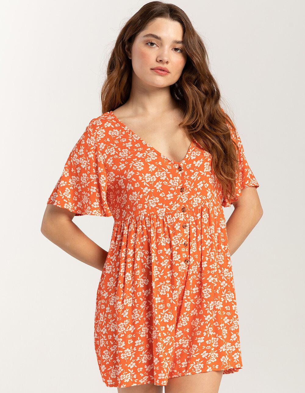 BILLABONG Spring Daze Womens Romper - CORAL Product Image