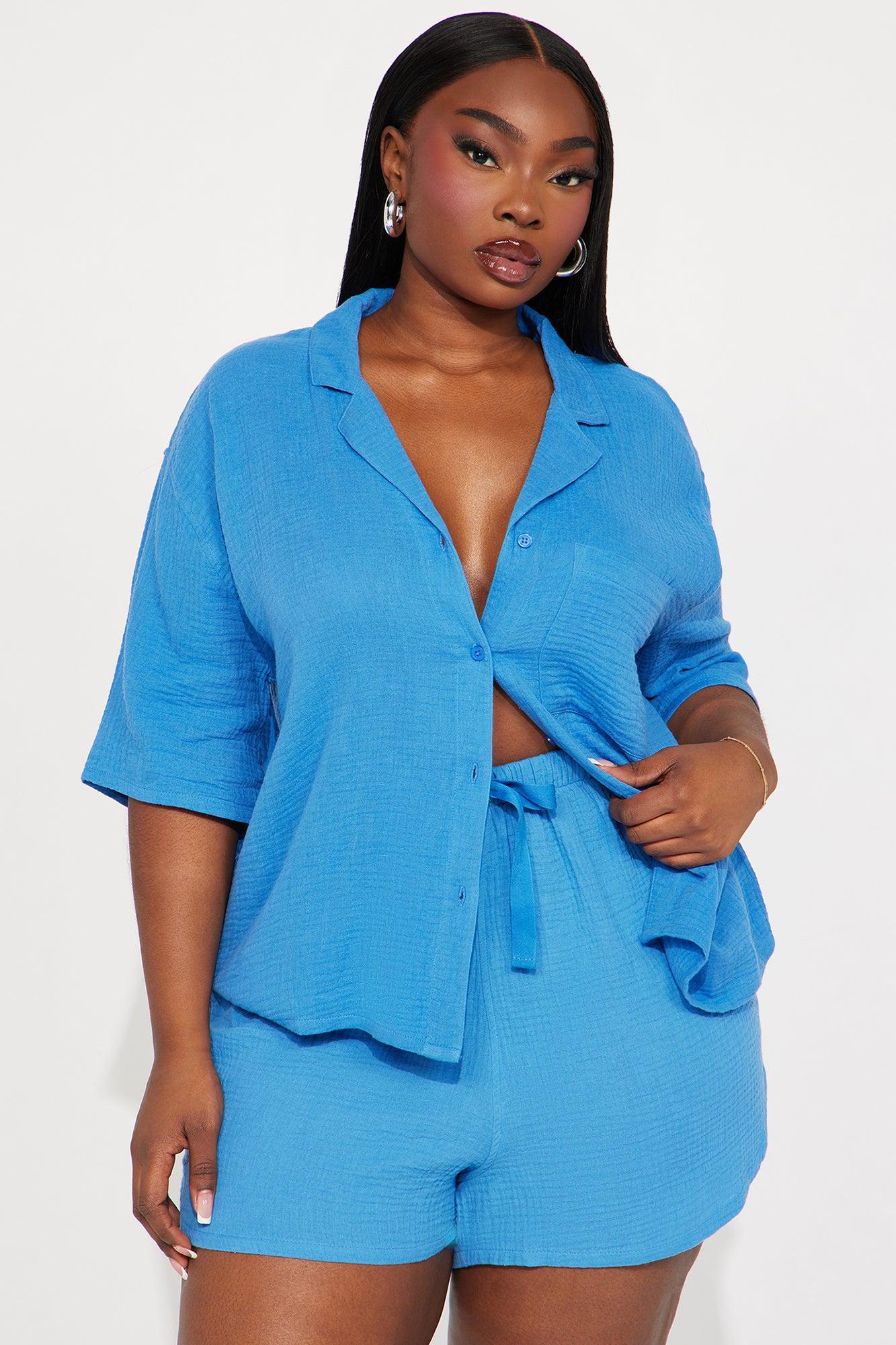 Frankie Short Set - Blue Product Image