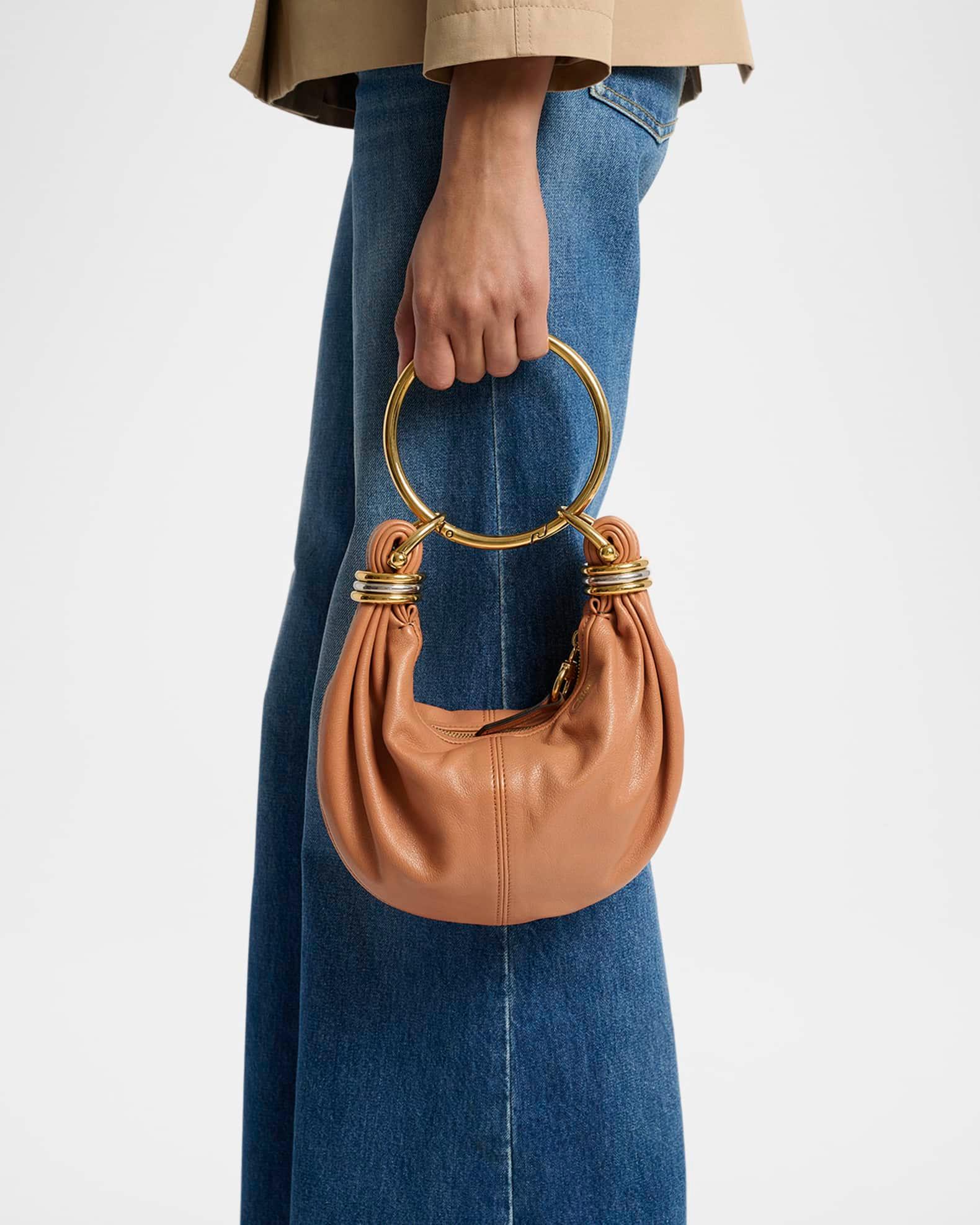 Brarcelet Mini Top-Handle Bag in Grained Leather  Product Image