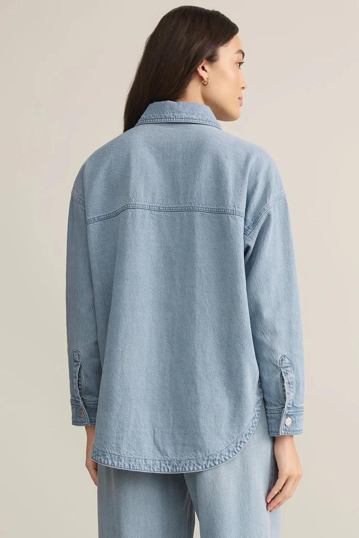 All Day Denim Jacket- Light Vintage Indigo Product Image