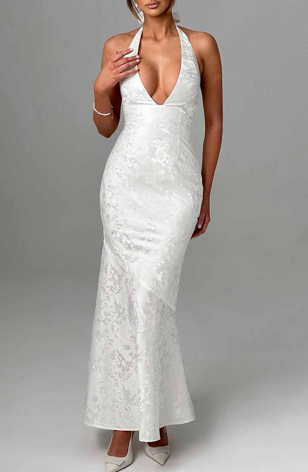 Josephine Maxi Dress - Ivory Product Image