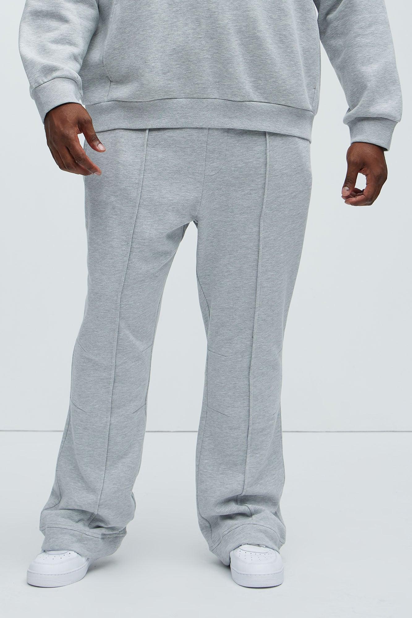 Ian Skinny Flare Sweatpants - Heather Grey Product Image