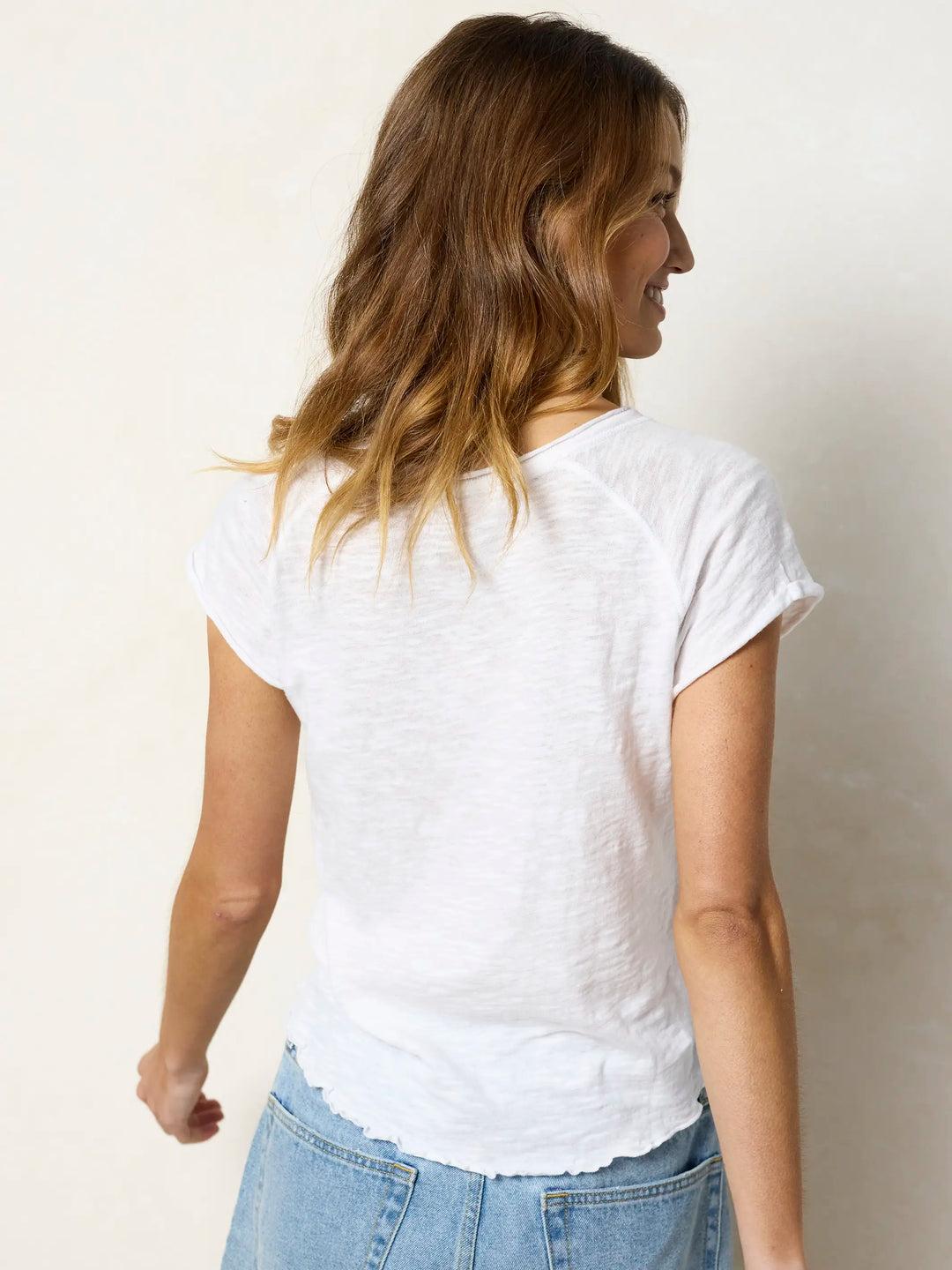 Lily Cotton Short Sleeve Tee Shirt Product Image