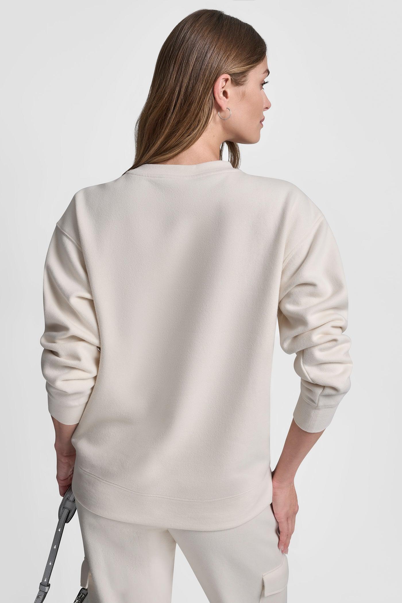 METALLIC BUBBLE LOGO FLEECE PULLOVER Product Image