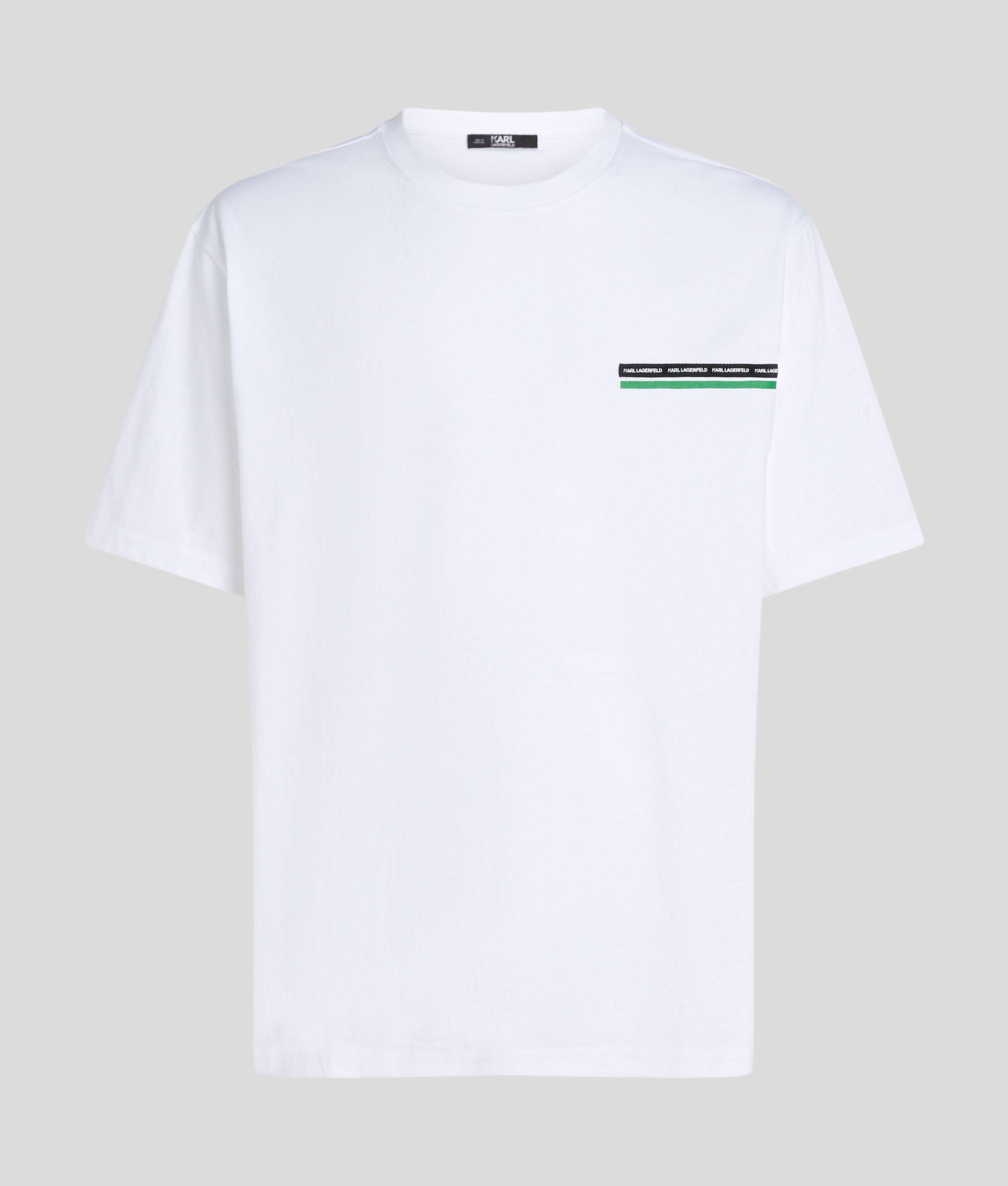 WOVEN TAPE STRIPE T-SHIRT Product Image