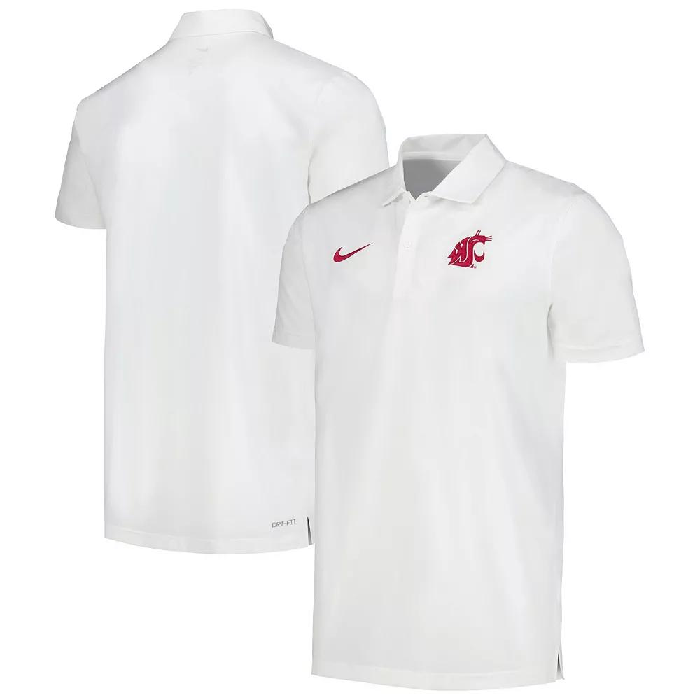 Men's Nike White Washington State Cougars Sideline Polo,  Product Image