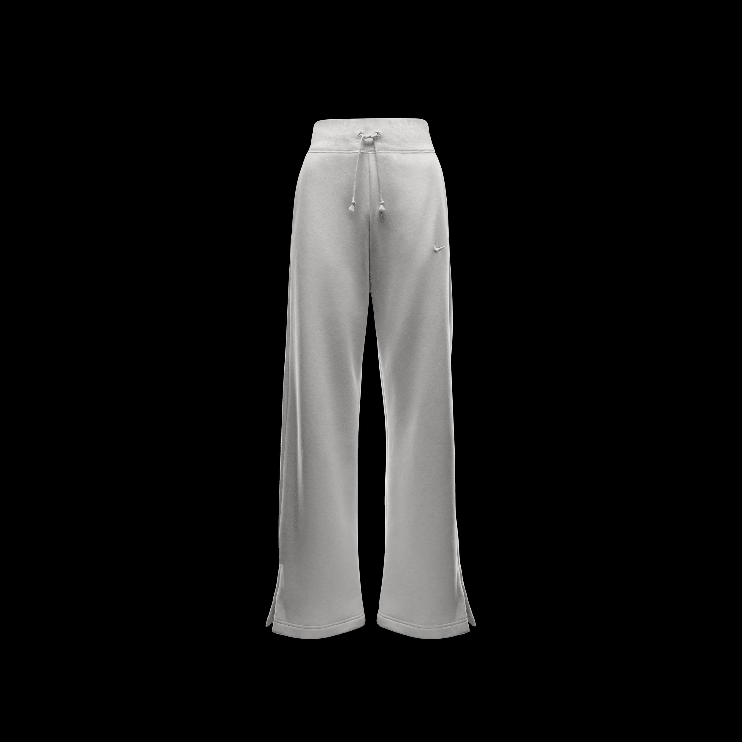 Womens Nike Sportswear Phoenix Fleece High-Waisted Wide-Leg Sweatpants | DQ5615-104 Product Image