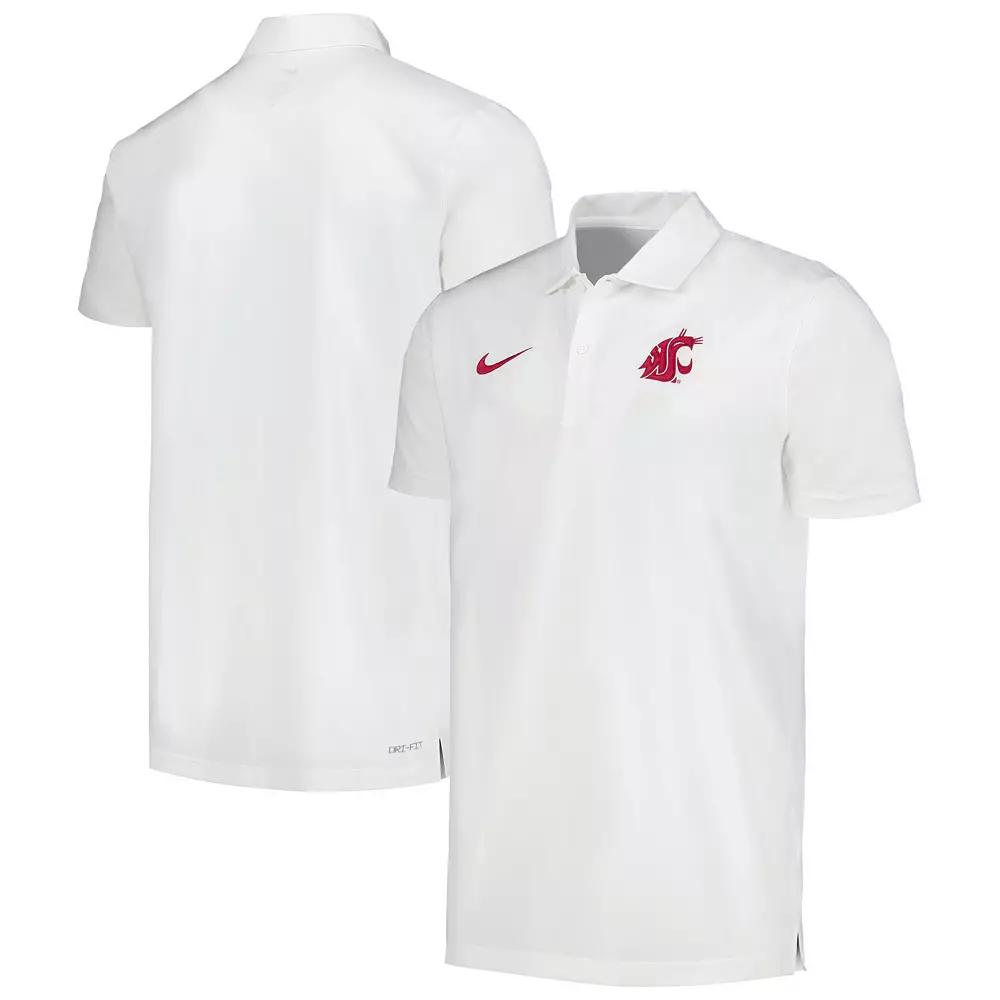 Men's Nike White Washington State Cougars Sideline Polo,  Product Image