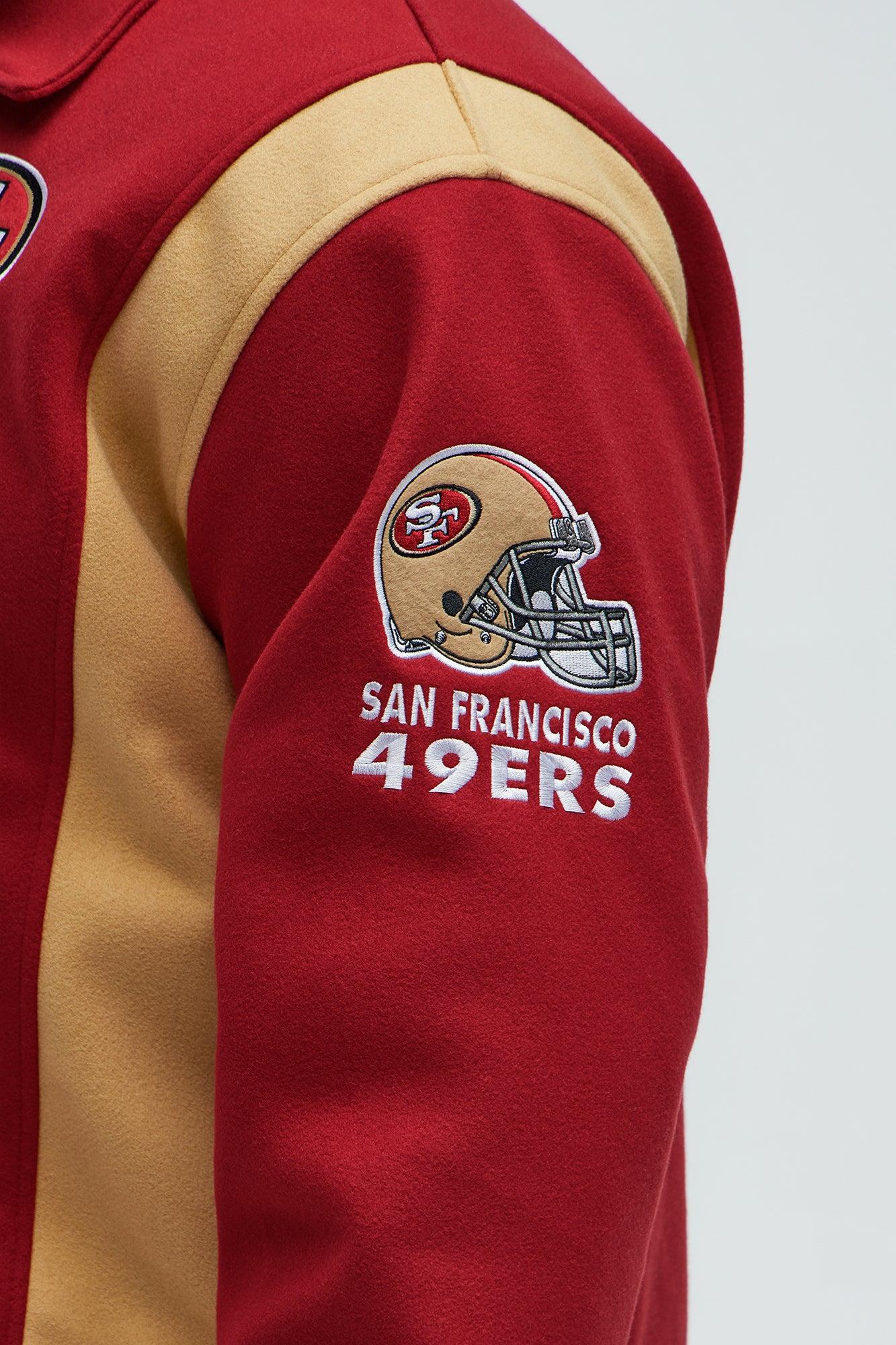 49ers Air Supremacy Jacket - Gold/Red Male Product Image