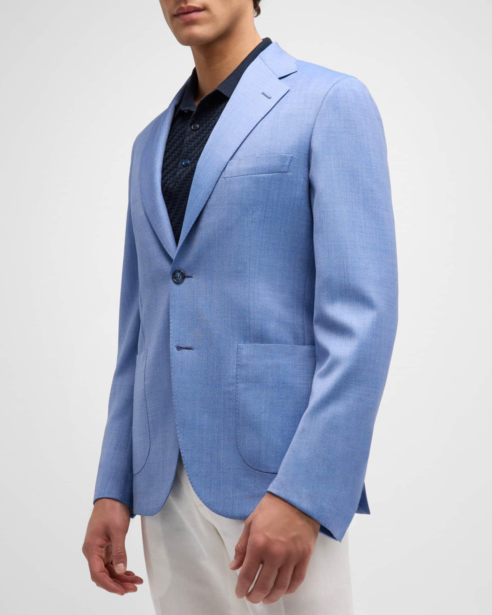 Men's Wool-Silk Blazer Product Image